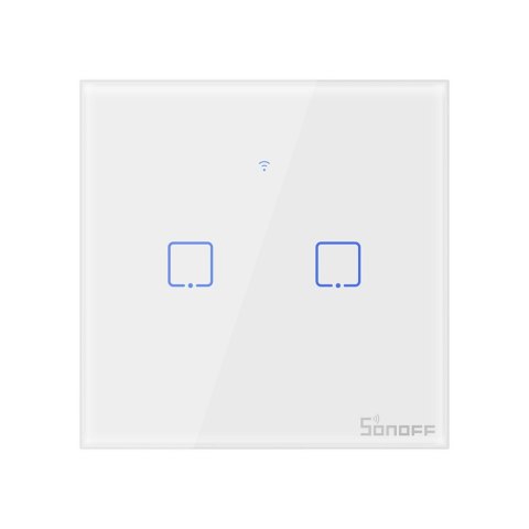 Włącznik dotykowy SONOFF TX T0 Wi-Fi 2-kanałowy