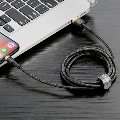 Kabel BASEUS Cafule USB-A-Lightning 2m (złoto-czarny)