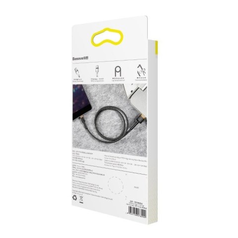 Kabel BASEUS Cafule USB-A-Lightning 2m (złoto-czarny)