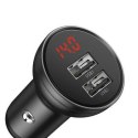 Zestaw BASEUS ładowarka samochodowa 24W + kabel USB 3w1 1,2m