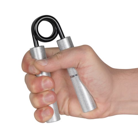 Ściskacz do ćwiczeń, treningu rąk, metalowy 90kg, REBEL ACTIVE