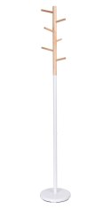 Wieszak stojący Zita 170 cm biały