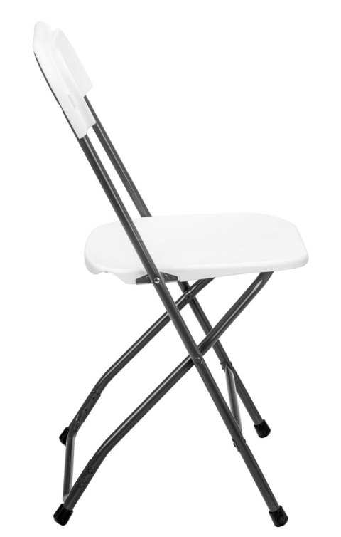 Krzesło składane cateringowe SIMPLO WHITE białe
