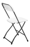 Krzesło składane cateringowe SIMPLO WHITE białe