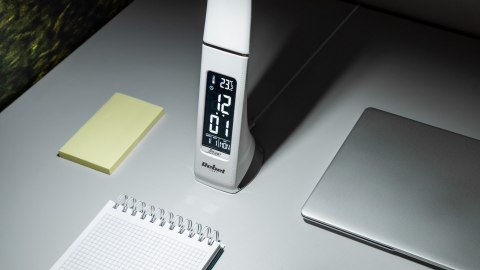 Lampka REBEL Led na biurko (zegar, datownik, temperatura)