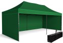 Pawilon handlowy ekspresowy - 3x6 m - zielony