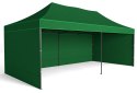 Pawilon handlowy ekspresowy - 3x6 m - zielony