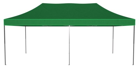 Pawilon handlowy ekspresowy - 3x6 m - zielony