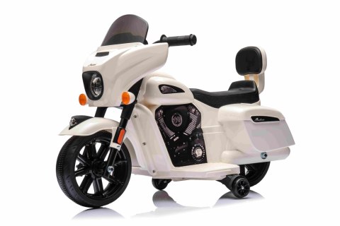 Pojazd Chopper INDIAN Biały motocykl dla dziecka
