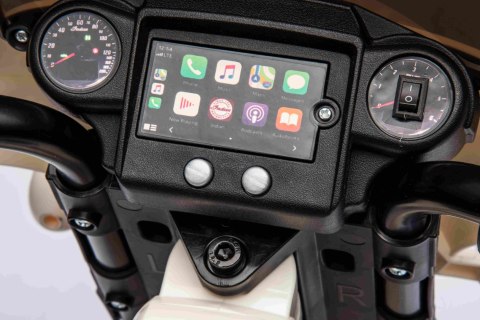 Pojazd Chopper INDIAN Biały motocykl dla dziecka