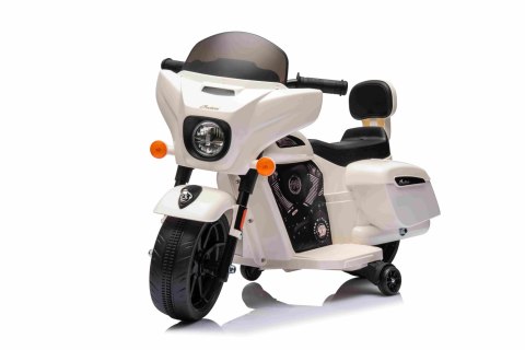 Pojazd Chopper INDIAN Biały motocykl dla dziecka