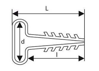 UCHWYT WBIJANY DO PRZEWODÓW PŁASKICH UWP-4 (100szt.)