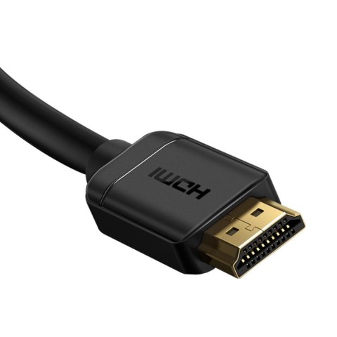 Kabel HDMI 2.0 Baseus, 4K 30Hz, 3D, HDR, 18Gbps, 8m (czarny)