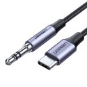 Kabel UGREEN AV143 USB-C-jack 3,5mm 1m (czarny)