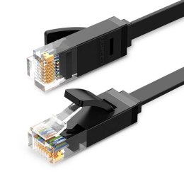 Płaski kabel sieciowy UGREEN NW102 Ethernet RJ45, Cat.6, UTP, 15m (czarny)