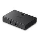 Przełącznik KVM UGREEN 30345 2x1 USB 2.0 (czarny)
