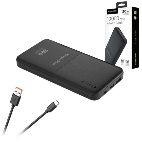 PowerBank Kruger&Matz 10000 mAh Li-pol z funkcją QC oraz PD
