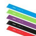 Zestaw gum do ćwiczeń TPE 2m - Flat Band Ls-1, 1,5-11,5 kg, 5 gum, REBEL ACTIVE