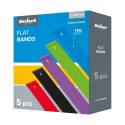 Zestaw gum do ćwiczeń TPE 2m - Flat Band Ls-1, 1,5-11,5 kg, 5 gum, REBEL ACTIVE