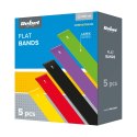 Zestaw gum do ćwiczeń lateksowe 2m - Flat Band LTs-1, 2,5-20 kg, 5 gum, REBEL ACTIVE