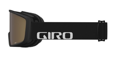 Gogle zimowe GIRO INDEX 2.0 ARC (Super Large OTG) (Cylindryczne) BLACK WORDMARK (szyba AMBER ROSE 19-42% S2) (NEW 2024/2025)