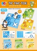 Gra Logiczna Kółko i Krzyżyk MINI Pingwin