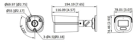 KAMERA AHD, HD-CVI, HD-TVI, PAL DS-2CE12DF3T-LFS(2.8MM) Smart Hybrid Light ColorVu - 1080p Hikvision