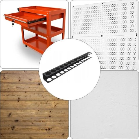 Wieszak uchwyt ścienny na narzędzia NITRO 17 otworów