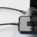 Kabel USB 3w1 Baseus Rapid Series, micro USB / Lightning / USB-C, 20W, 1.5m (czarny)