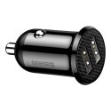 Ładowarka samochodowa BASEUS Grain Pro 4.8A 2x USB (czarna)