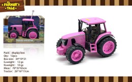 Różowy Traktor z Funkcją Świateł i Dźwięku