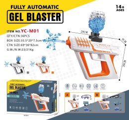 Pistolet GEL BLASTER Pomarańczowy + Akcesoria