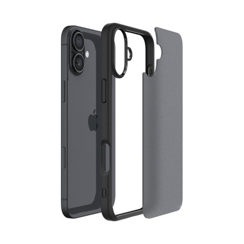 Spigen Ultra Hybrid - Etui do iPhone 16 (Frost Black)