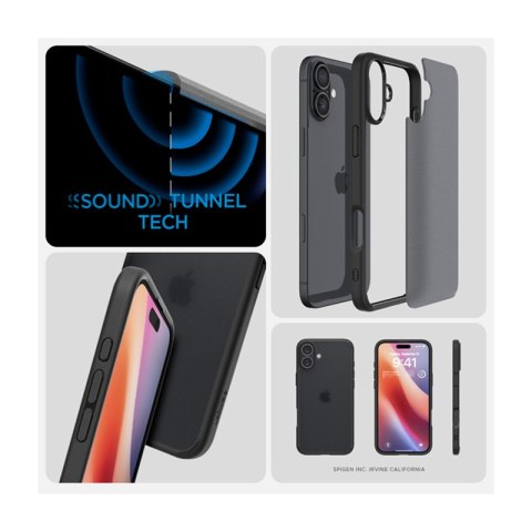 Spigen Ultra Hybrid - Etui do iPhone 16 (Frost Black)