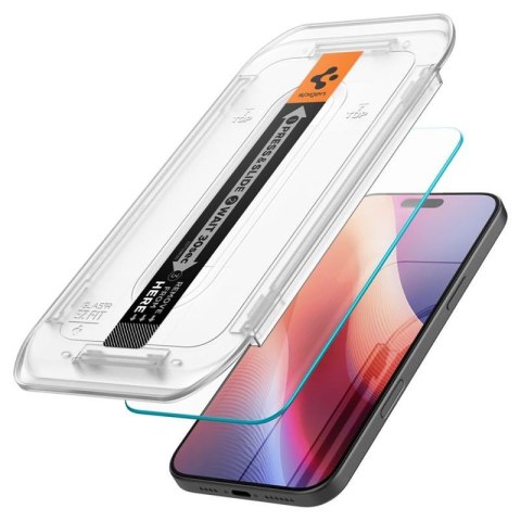 Spigen GLAS.TR EZ FIT 2-Pack - Szkło hartowane do iPhone 16 Pro / 17 / 17 Pro 2 szt