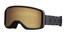 Gogle zimowe GIRO SAGEN BLACK MONGRAM (OTG) (Cylindryczne) (szyba AMBER GOLD 19-42% S2) (NEW 2024/2025)