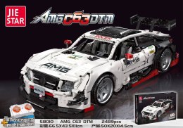 Zestaw Klocków technicznych Autko Sportowe Białe 2489el.