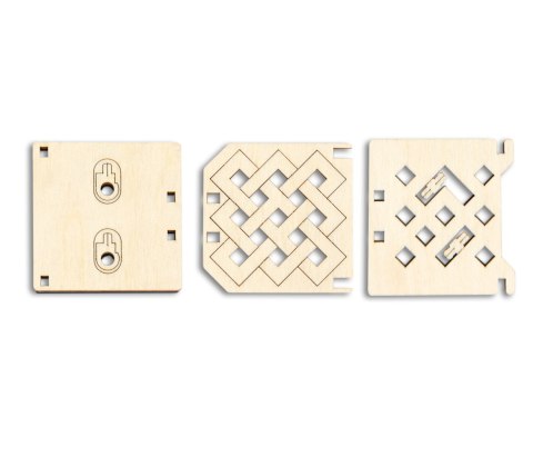 Drewniane Puzzle 3D - Gra Snake z Drewna