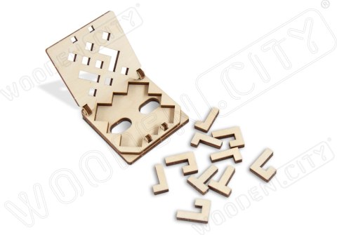 Drewniane Puzzle 3D - Gra Snake z Drewna