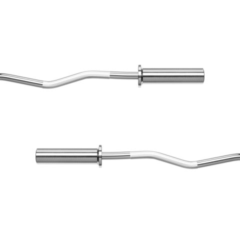 Gryf olimpijski łamany 50 mm, sztanga olimpijska 120cm 6kg REBEL ACTIVE