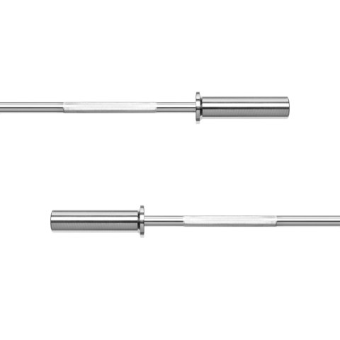 Gryf olimpijski prosty 50 mm, sztanga olimpijska 120cm 6kg REBEL ACTIVE