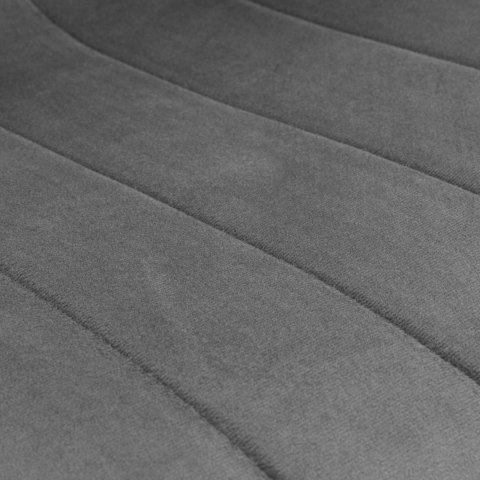 Krzesło FRESNO VELVET tapicerowane grafitowy aksamit