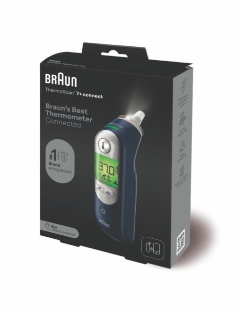 BRAUN THERMOSCAN® 7+ CONNECT IRT6575 Termometr douszny, łączność z aplikacją