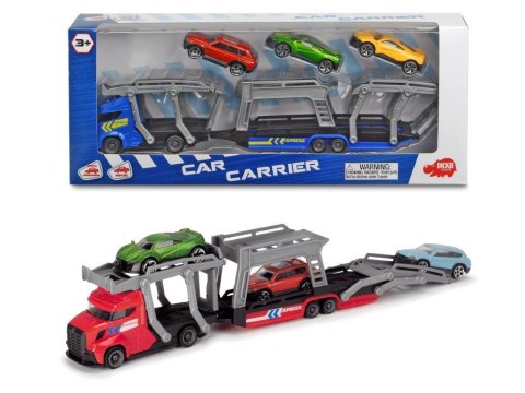 Dickie: City - Laweta z 3 samochodami 2 rodz.