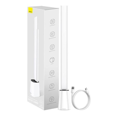 Lampka biurkowa BASEUS Smart Eye składana akumulatorowa (biała)