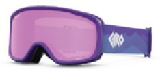 Gogle zimowe juniorskie GIRO BUSTER PURPLE LINTICULAR (OTG) (Cylindryczne) (Szyba lustrzana kolorowa AMBER PINK 19-42% S2) (NEW 