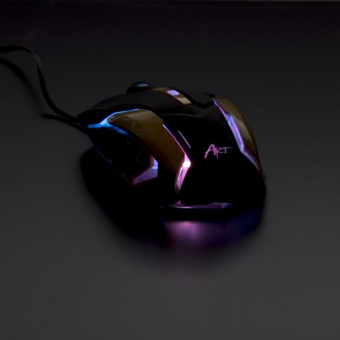 MYSZ ART optyczna dla graczy 2400DPI USB AM-98