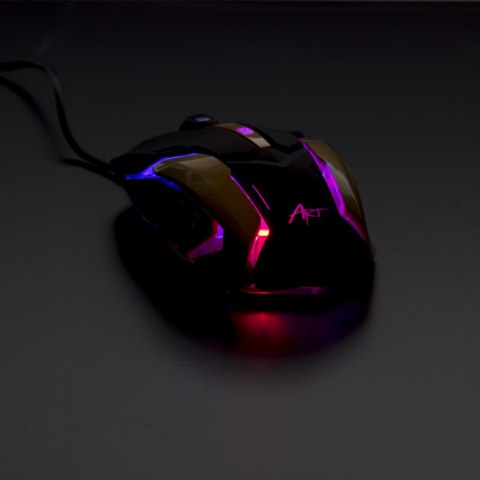MYSZ ART optyczna dla graczy 2400DPI USB AM-98