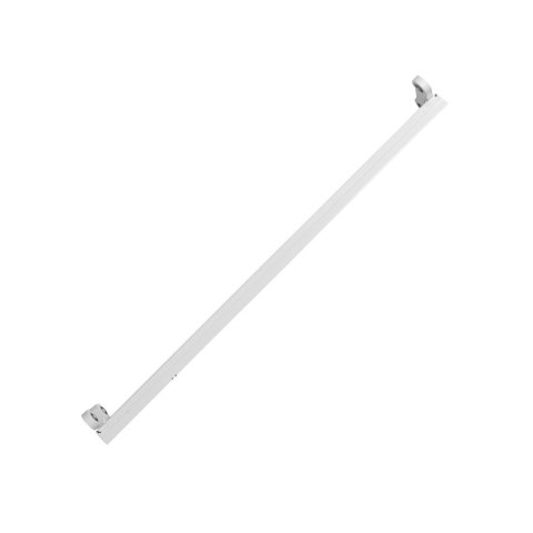 Oprawa ART dla 2szt.TUB LED T8, 60cm, AC-230V, zasil.jednostronne,biała