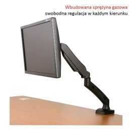 UCHWYT BIURKOWY GAZOWY DO 1 MONITORA LED/LCD 13-27